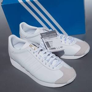 デッド!! 希少!! 新品 US 10 1/2/ 28.5cm 日本企画 20年 adidas カントリー COUNTRY OG 白ｘ白 レザー 天然皮革 