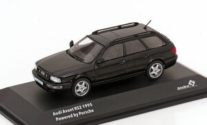 solido 1/43 Audi Avant RS2 Powered by Porsche 1995　ブラック　アウディ　ミニカー