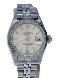 ROLEX◆デイトジャスト/69174/自動巻腕時計/アナログ/SLV/SLV