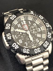 美品 LUMINOX ルミノックス SERIES3180 腕時計 クロノグラフ クォーツ B6125