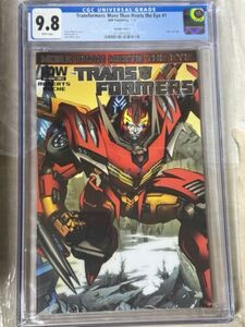 The Transformers: more than Meets the Eye #1 CGC 9.8 Foil Retailer Incentive 海外 即決