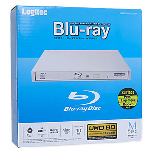 Logitec ロジテック ポータブルBlu-rayドライブ LBD-PWA6U3LWH ホワイト [管理:1000016066]