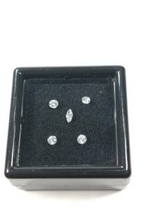 ダイヤモンド　０．０３ｃｔ４個セット＋おまけマーキスカット１Peace　　　060207730702