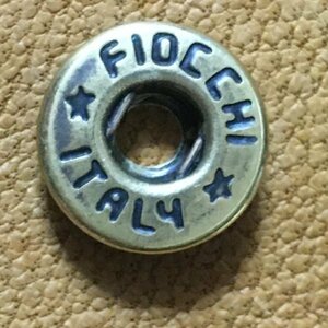 フィオッキ fiocchi バネホック Φ11ｍｍ スナップボタン 真鍮