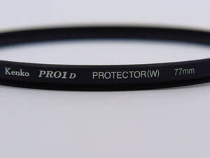 ☆Kenko ケンコー PRO1D PROTECTOR(W) 77mm 中古品