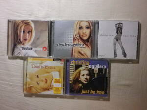 『Christina Aguilera アルバム5枚セット』(Christina Aguilera,Mi Reflejo,Stripped,Back To Basics,Just Be Free,Pops,US,Latin)