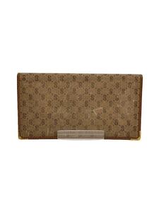 GUCCI◆長財布/-/BEG/総柄/レディース