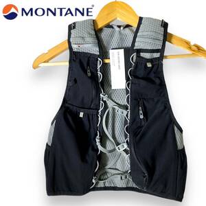 【S/M】新品 モンテイン トレイルランニング VIA Gecko Vest MONTANE UVカット 防臭加工 アウトドア 登山 ベスト◆R1271