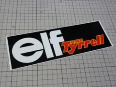 elf Tyrrell ステッカー 241×80mm 当時物 ティレル