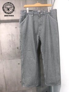 HOUSTON ヒューストン 1911 HICKORY PAINTER PANTS ヒッコリー ペインターパンツ W36/ワークパンツ/ヒッコリーパンツ/メンズ/日本製