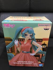 ★新品未開封「初音ミク ワールドジャーニー フィギュア HATSUNE MIKU Figure WORLD JOURNEY vol.1」 Bandai Spirits Vocaloid（棚上保管）