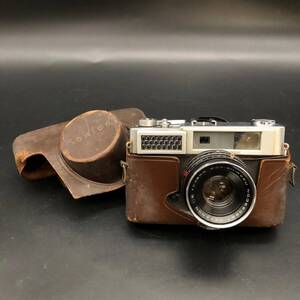 SW0110-5-4 ジャンク品 Konica コニカ フィルムカメラ KONISHIROKU NO.3523697 HEXANON 1:2 f=48mm レザーケース付属 60サイズ