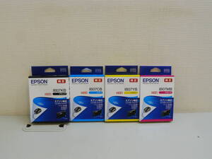 【35586】●未使用未開封品　EPSON　エプソン　IB07シリーズ　4色セット　インク　プリンター　使用期限2026年11月12月