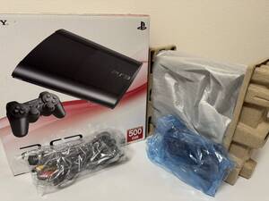 状態良好　PS3本体　CECH-4000C 500GB チャコールブラック BLACK SONY ソニー 