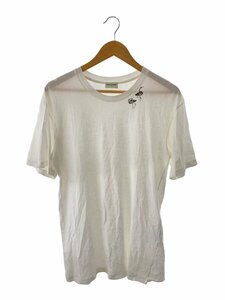 SAINT LAURENT◆Tシャツ/XS/コットン/WHT/UP53