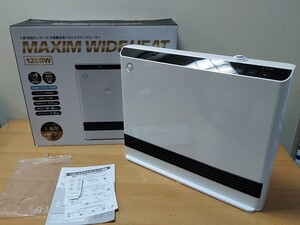 # MAXIM WIDE HEAT CH-T2261人感 パネルセラミックヒーター 室温センサー付 通電確認済み 現状品 ヤフオクのみ出品 商品説明必読