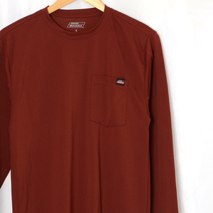 ST2387 ディッキーズ Dickies ロンTシャツ S 肩幅44 メール便可 xq