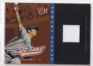 【ジャージカード】2005 FLEER ULTRA SEASON CROWNS #97 HIDEO NOMO 野茂英雄 257/399