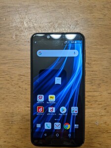 IY0993 docomo SIMフリー AQUOS sens2 SH-01L SHARP 4Gスマホ 簡易確認＆簡易清掃＆初期化OK 判定○ WebにてSIMロック解除受付手続済