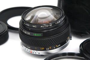 訳有品｜オリンパス ZUIKO MC AUTO-W 18mm F3.5 OMマウント用 γA4546-2M1A