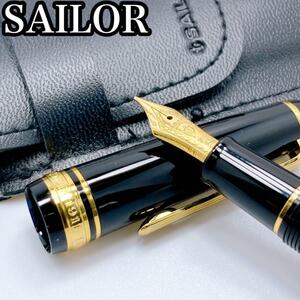 万年筆　SAILOR セーラー　ペン先21金　21K インク　付き