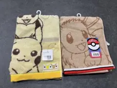 【新品未使用☺︎2枚セット】ポケットモンスター イーブイ・イーブイ&ピカチュウ