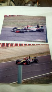 F1 生写真2枚 片山右京 ベンチュリ ラルース 鈴鹿サーキット 日本グランプリ