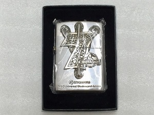 期間限定セール ジッポー ZIPPO 【ジャンク品】 【未開封品】 ジュラシックパーク ×KYORAKU 2002年製 Ｃ シルバー