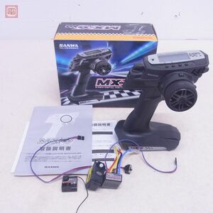 サンワ MX-6 2.4GHz プロポ BL-SIGMA/SRM-102Z プロポ通電のみ確認 現状品 SANWA 送信機【20