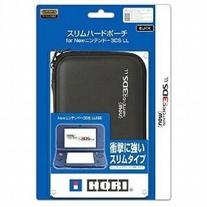 中古ニンテンドー3DSハード スリムハードポーチ ブラック(New3DSLL用)