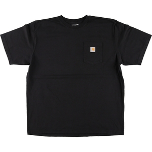 古着 カーハート Carhartt Loose Fit 半袖 ワンポイントロゴポケットTシャツ メンズXL /eaa320268