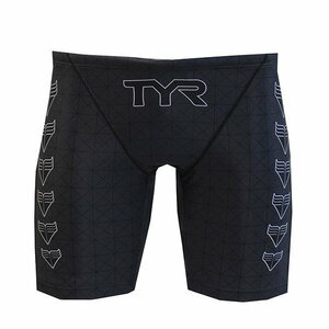 0052 ★ 新品 未使用 水着 スパッツ 学生 ＴＹＲ 両サイドロゴ連 黒 Mサイズ