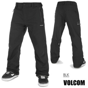 【22-23】VOLCOM L GORE-TEX PNT BLACK ボルコム スノーボードウェア パンツ　メンズ Lサイズ