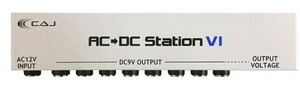 CAJ カスタムオーディオジャパン エフェクター用パワーサプライ AC/DC Station VI (アダプター、DCケーブル付き)