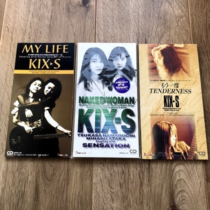 KIX-S もう一度TENDERNESS・NAKED WOMAN・MY LIFE　APDA-98・APDA-131・APDA-129　見本盤