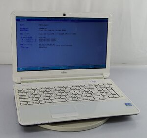 OS無し訳あり品 15.6インチ 富士通 LIFEBOOK AH53/K /Core i7 3610QM/メモリ8GB/HDD無/ノート PC fujitsu ホワイト R120501