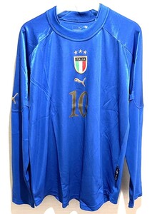 サッカーイタリア代表　2004 HOME L/Sユニフォーム＃10　バッジョ