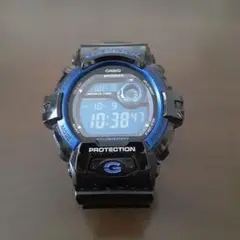 CASIO G-SHOCK デジタル腕時計 黒/青 20BAR防水