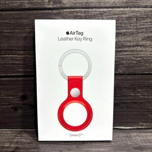 【新品未開封】Apple 純正 AirTag Leather Key Ring