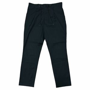 参考定価27,500円 junhashimoto ジュンハシモト EASY TUCK PANTS ネイビー メンズ サイズ5 XLサイズ相当