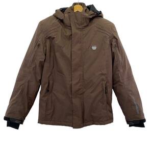 【美品】 KOMINE コミネ 07-616 WP STRETCHABLE WINTER PARKA ストレッチャブルウインターパーカ Mサイズ ブラウン系 茶系 9780-100