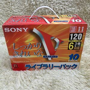 SONY VHS ビデオテープ ライブライリーパック 10pack