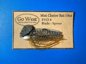 Evo.4-72 GoWest ミニチャターベイト 1/8oz【Spoon Blade】