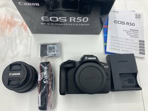 1円～　極美品　CANON　EOS　R50　本体・付属品セット　箱付き