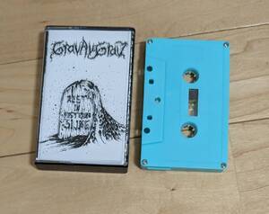 【ノイズグラインド/DEATH METAL】GRAVAVGRAV「GARAGE REHEARSAL DEMO 2021」カセット+ステッカー/BUTCHER ABC/CSSO/NAPALM DEATH IS DEAD