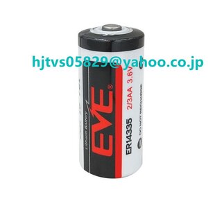 新品 EVE ER14335 3.6V PLC リチウム電池 交換用 リチウムイオン電池 チオニル塩化物電池 2/3AA 3.6V 1650mAh 非充電式バッテリー