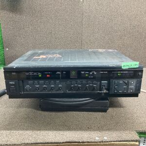 MYM12-134 激安 アンプ NEC AUDIO/VIDEO AMPLIFER AV-300 TYPEⅡ 165W 通電OK 中古現状品 ※3回再出品で処分