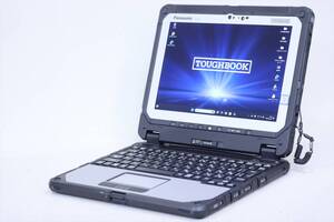 即配 超堅牢 防水防塵 タッチパネル 2in1 タブレット Windows11 TOUGHBOOK CF-20E0385VJ i5-7Y57 RAM4GB SSD128GB 10.1WUXGA