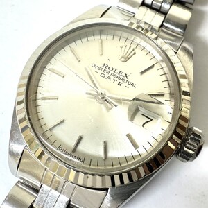 F876-W6-2049◎ ROLEX ロレックス OYSTER PERPETUAL DATE オイスターデイト ref.6917 3番 レディース 腕時計 自動巻き 稼働