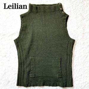 Leilian レリアン ノースリーブ ニット 9 M レディース C92409-92